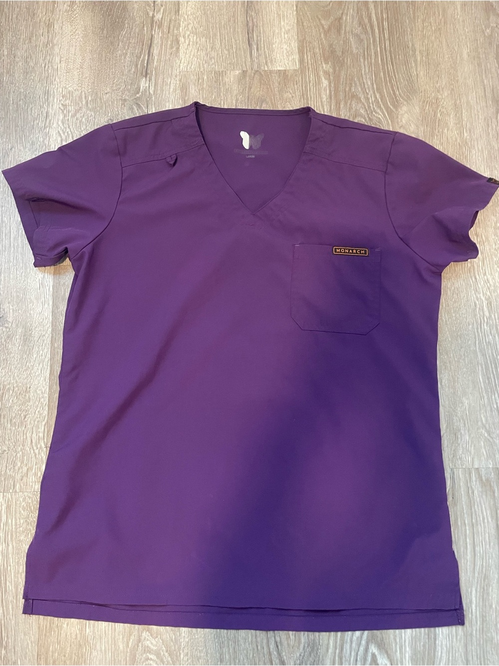 Women's V-Neck Top in Purple